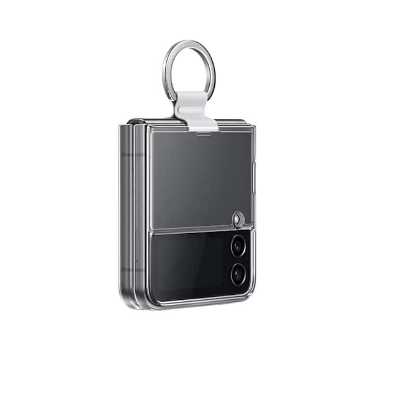 Ốp lưng Samsung Galaxy Z Flip 4 Clear Cover With Ring Chính Hãng	